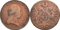 RDR Habsburg 3 Kreuzer Franz II. (I.) 1792-1835 -