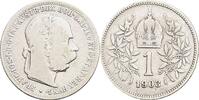 Kaisertum Österreich 1 Krone Kaiser Franz Joseph I. 1848-1916 -
