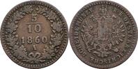 Kaisertum Österreich 5/10 Kreuzer Kaiser Franz Joseph I. 1848-1916 -