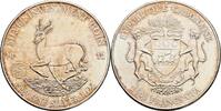 Gabun 1000 Francs (1 Oz) 65 Jahre Springbock als Motiv von Silbermünzen -