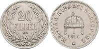 Kaisertum Österreich 20 Filler Franz Joseph I. 1848-1916 -
