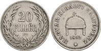 Kaisertum Österreich 20 Filler Franz Joseph I. 1848-1916 -
