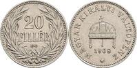 Österreich, Kaiser Franz Joseph I. 20 Filler -