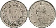 Schweiz 1 Franken Schweiz, 1 Franken 1968 B -