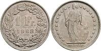 Schweiz 1 Franken Schweiz, 1 Franken 1968 B -