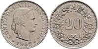 Schweiz 20 Rappen Schweiz, 20 Rappen 1962 B -