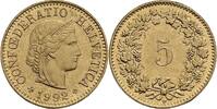 Schweiz 5 Rappen Schweiz, 5 Rappen 1992 B -