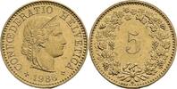 Schweiz 5 Rappen Schweiz, 5 Rappen 1986 B -