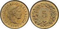 Schweiz 5 Rappen Schweiz, 5 Rappen 1990 B -