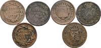 RDR Habsburg Lot 3 Stück 1/2 Soldo Maria Theresia 1740-1780 -