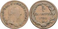 RDR Habsburg 1/2 Kreuzer Joseph II. als Alleinregent 1780-1790 -