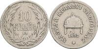 Kaisertum Österreich 10 Filler Franz Joseph I. 1848-1916 -
