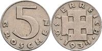 Österreich 5 Groschen Österreich, 5 Groschen 1934 -