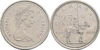 Kanada 25 Cents Elizabeth II. / 100 Jahre Royal Canadian Mounted Police -