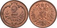 Kaisertum Österreich 2 Heller Kaisertum Österreich, Franz Joseph I. 1848-1916, 2 Heller 1914 -