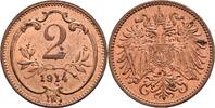 Kaisertum Österreich 2 Heller Kaisertum Österreich, Franz Joseph I. 1848-1916, 2 Heller 1914 -
