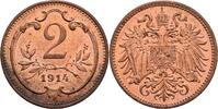 Kaisertum Österreich 2 Heller Kaisertum Österreich, Franz Joseph I. 1848-1916, 2 Heller 1914 -