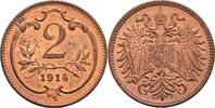 Kaisertum Österreich 2 Heller Kaisertum Österreich, Franz Joseph I. 1848-1916, 2 Heller 1914 -