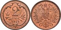 Kaisertum Österreich 2 Heller Kaisertum Österreich, Franz Joseph I. 1848-1916, 2 Heller 1914 -