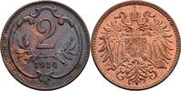 Kaisertum Österreich 2 Heller Kaisertum Österreich, Franz Joseph I. 1848-1916, 2 Heller 1914 -