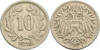 Kaisertum Österreich 10 Heller Kaisertum Österreich, Franz Joseph I. 1848-1916, 10 Heller 1916 -