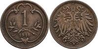 Kaisertum Österreich 1 Heller Kaisertum Österreich, Franz Joseph I. 1848-1916, 1 Heller 1910 -