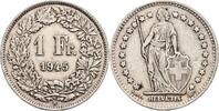 Schweiz 1 Franken Schweiz, 1 Franken 1945 -