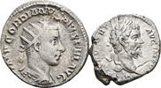 ROM, Kaiserzeit Lot Denar, Antoninian Gordianus III. Pius 238-244 / Septimius Severus 193-211 -