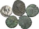 ROM, Kaiserzeit Lot Denar, Folles Antoninus Pius 138-161 -