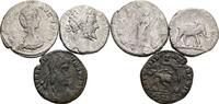 ROM, Kaiserzeit Lot Denar, Follis Julia Domna +217/ Septimius Severus 193-211/ Constantius II. 337-361 -