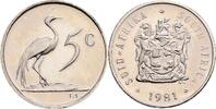 S&uuml;dafrika 5 Cents 1981 S&uuml;dafrika, 5 Cents 1981 vz 2.89 US$  +  86.79 US$ shipping