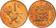 S&uuml;dafrika 1 Cent 1981 S&uuml;dafrika, 1 Cent 1981 vz 2.89 US$  +  86.79 US$ shipping
