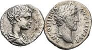 Denar, Denar  ROM, Kaiserzeit Caracalla 198-217, Antoninus Pius 138-161 s/ss-