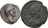 ROM Lot 2 Stk. Denar, Bronze Antoninus Pius 138-161, Theodosius I. 379-395 -