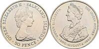 Falkland Inseln 50 Pence Falkland Inseln, Elisabeth II. 1952-2022, 50 Pence 1980 -