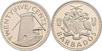 Barbados 25 Cents Barbados, 25 Cents 1973 -