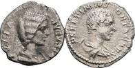 Lot 2 Stück Denare  ROM, Kaiserzeit Geta 209-212 / Julia Domna +217 Gattin des Septimius Severus s/ss-