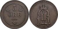 Schweden 5 Öre Schweden, Oskar II. 1872-1907, 5 Öre 1898 -