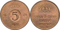 Schweden 5 Öre Schweden, Gustaf VI. Adolf 1950-1973, 5 Öre 1967 -