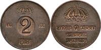 Schweden 2 Öre Schweden, Gustaf VI. Adolf 1950-1973, 2 Öre 1954 -