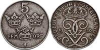 Schweden 5 Öre Schweden, Gustaf V. 1907-1950, 5 Öre 1950 -