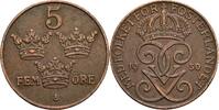 Schweden 5 Öre Schweden, Gustaf V. 1907-1950, 5 Öre 1950 -
