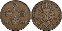 Schweden 5 Öre Schweden, Gustaf V. 1907-1950, 5 Öre 1933 -