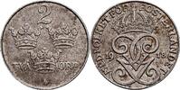 Schweden 2 Öre Schweden, Gustaf V. 1907-1950, 2 Öre 1918 -