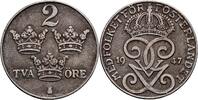 Schweden 2 Öre Schweden, Gustaf V. 1907-1950, 2 Öre 1947 -