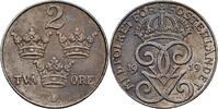 Schweden 2 Öre Schweden, Gustaf V. 1907-1950, 2 Öre 1919 -