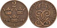 Schweden 2 Öre Schweden, Gustaf V. 1907-1950, 2 Öre 1934 -