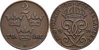Schweden 2 Öre Schweden, Gustaf V. 1907-1950, 2 Öre 1915 -