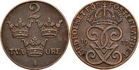 Schweden 2 Öre Schweden, Gustaf V. 1907-1950, 2 Öre 1939 -