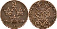 Schweden 2 Öre Schweden, Gustaf V. 1907-1950, 2 Öre 1940 -